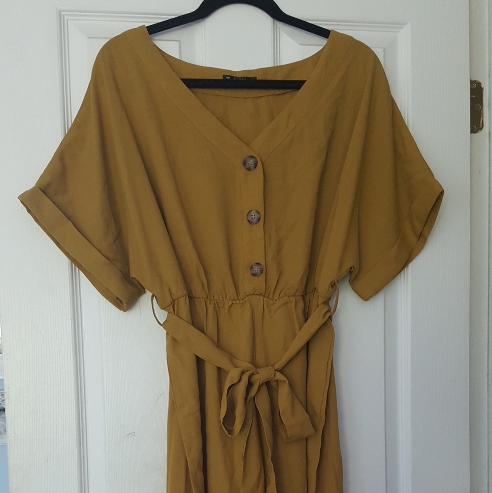 Xl Mustard Jumpsuit
